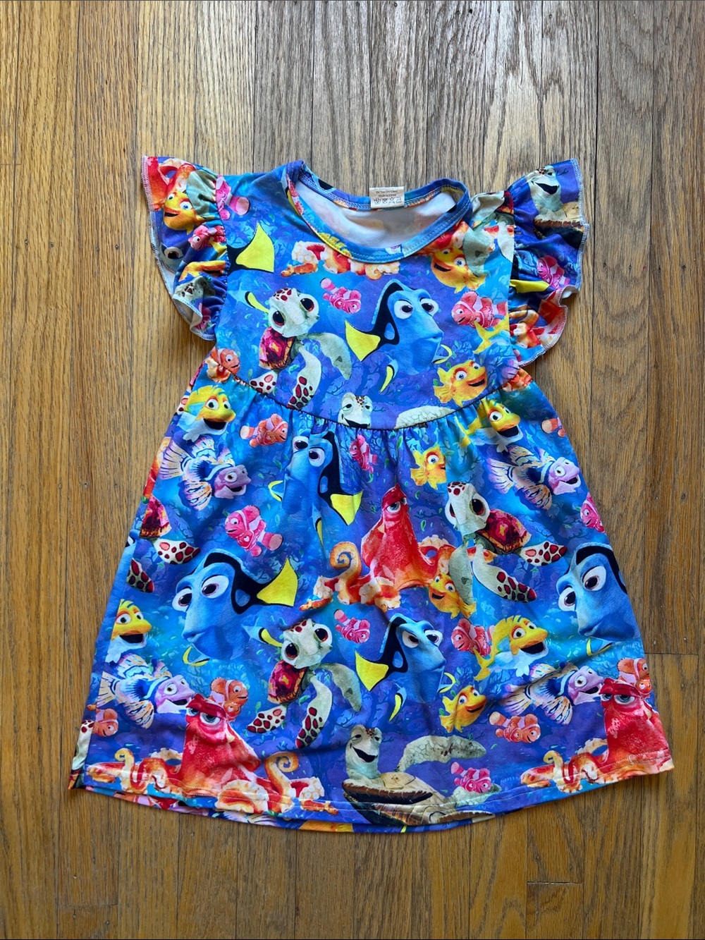 Finding Nemo girls dress- fits like 4/5